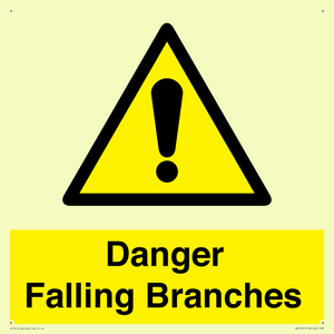Danger Falling Branches